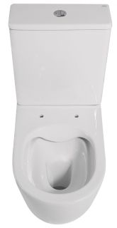 Унитаз-компакт ABBER Bequem AC1110 безободковый белый